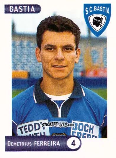 Figurina Demetrius Ferreira - FOOT 2000-2001 n. 26 - Panini