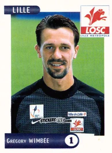 Sticker Gregory Wimbee - FOOT 2000-2001 n. 99 - Panini