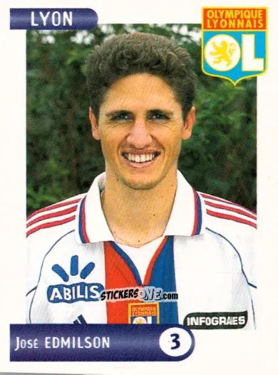 Sticker Jose Edmilson - FOOT 2000-2001 n. 122 - Panini