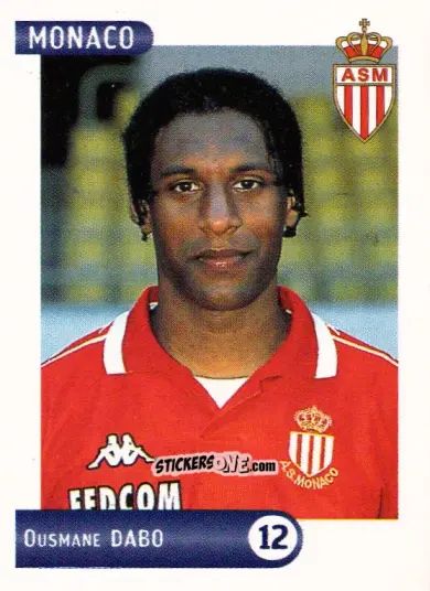 Sticker Ousmane Dabo - FOOT 2000-2001 n. 182 - Panini