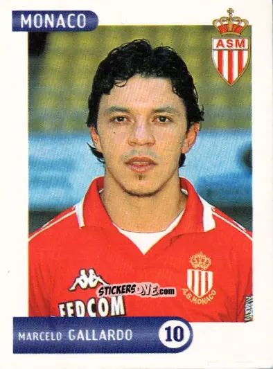 Sticker Marcelo Daniel Gallardo - FOOT 2000-2001 n. 185 - Panini