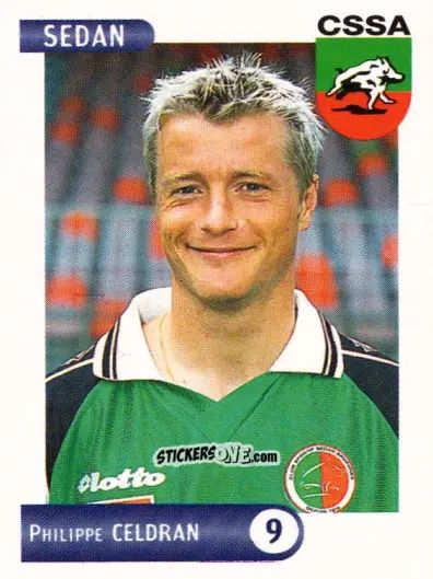 Sticker Philippe Celdran - FOOT 2000-2001 n. 277 - Panini