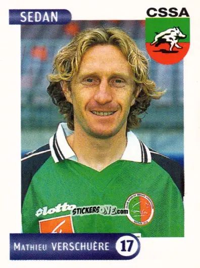 Sticker Mathieu Verschuere - FOOT 2000-2001 n. 281 - Panini