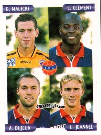 Sticker Ludovic Jeannel - FOOT 2000-2001 n. 364 - Panini