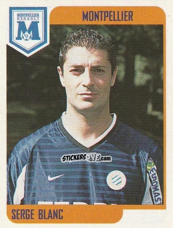 Sticker Serge Blanc - FOOT 2001-2002 n. 242 - Panini
