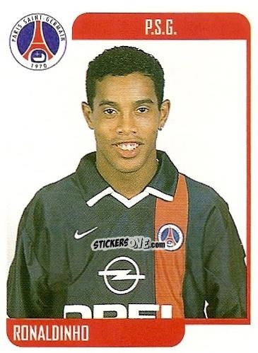 Sticker Ronaldinho - FOOT 2001-2002 n. 300 - Panini