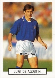 Cromo Luigi de Agostini - Italia 1990. Goal Master n. 12 - Euroflash