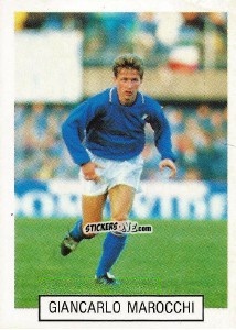 Sticker Giancarlo Marocchi - Italia 1990. Goal Master n. 16 - Euroflash