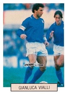 Sticker Gianluca Vialli - Italia 1990. Goal Master n. 21 - Euroflash