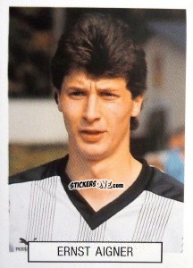 Sticker Ernst Aigner - Italia 1990. Goal Master n. 27 - Euroflash