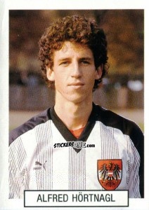 Sticker Alfred Hortnagl - Italia 1990. Goal Master n. 34 - Euroflash