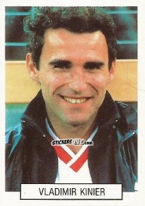 Sticker Vladimir Kinier - Italia 1990. Goal Master n. 49 - Euroflash