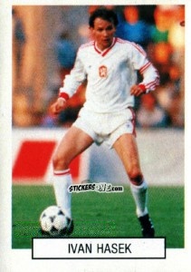Sticker Ivan Hasek - Italia 1990. Goal Master n. 50 - Euroflash