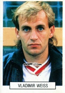 Sticker Vladimir Weiss - Italia 1990. Goal Master n. 52 - Euroflash