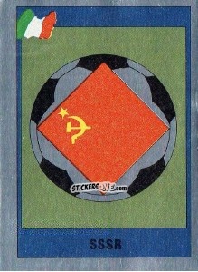 Sticker SSSR - Italia 1990. Goal Master n. 73 - Euroflash