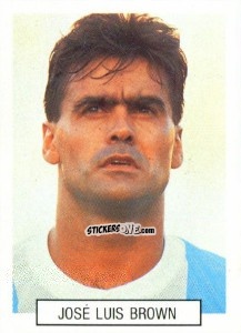 Sticker Jose Luis Brown - Italia 1990. Goal Master n. 79 - Euroflash