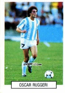 Sticker Oscar Ruggeri - Italia 1990. Goal Master n. 80 - Euroflash