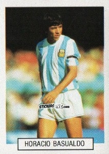Sticker Horacio Basualdo - Italia 1990. Goal Master n. 85 - Euroflash