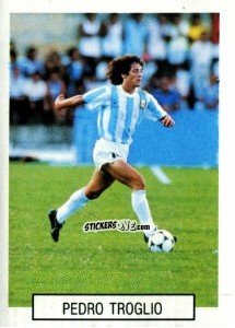 Sticker Pedro Troglio - Italia 1990. Goal Master n. 88 - Euroflash