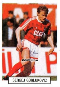 Sticker Sergei Gorlukovich - Italia 1990. Goal Master n. 97 - Euroflash