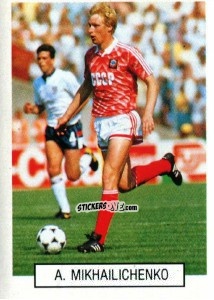 Sticker Aleksei Mikhailichenko - Italia 1990. Goal Master n. 102 - Euroflash