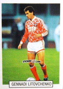 Sticker Gennadi Litovchenko - Italia 1990. Goal Master n. 103 - Euroflash