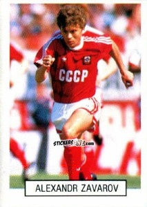 Sticker Aleksandr Zavarov - Italia 1990. Goal Master n. 104 - Euroflash