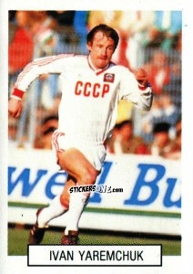 Sticker Ivan Yaremchuk - Italia 1990. Goal Master n. 105 - Euroflash