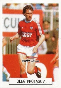 Sticker Oleg Protasov - Italia 1990. Goal Master n. 107 - Euroflash