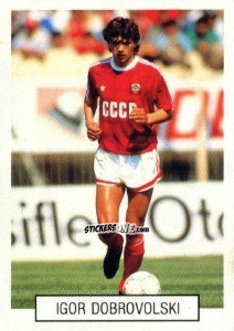 Sticker Igor Dobrovolskiy - Italia 1990. Goal Master n. 109 - Euroflash