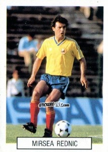 Sticker Mircea Rednic - Italia 1990. Goal Master n. 115 - Euroflash