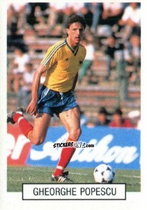 Sticker Gheorghe Popescu - Italia 1990. Goal Master n. 121 - Euroflash