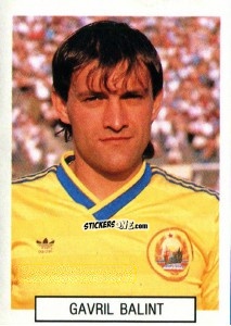 Cromo Gavril Balint - Italia 1990. Goal Master n. 122 - Euroflash