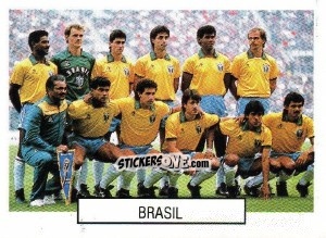 Sticker Team photo - Italia 1990. Goal Master n. 145 - Euroflash