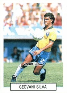 Sticker Geovani Silva - Italia 1990. Goal Master n. 155 - Euroflash