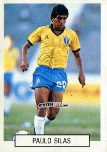 Sticker Paulo Silas - Italia 1990. Goal Master n. 156 - Euroflash