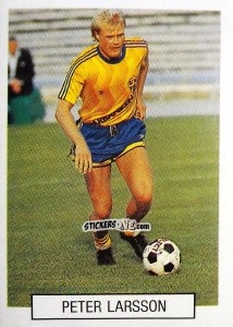 Sticker Peter Larsson - Italia 1990. Goal Master n. 166 - Euroflash