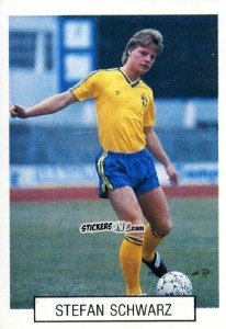 Sticker Stefan Schwarz - Italia 1990. Goal Master n. 171 - Euroflash