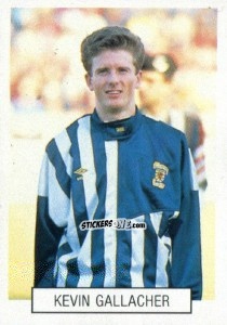 Sticker Kevin Gallacher - Italia 1990. Goal Master n. 185 - Euroflash