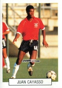 Sticker Juan Cayasso - Italia 1990. Goal Master n. 202 - Euroflash