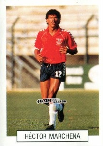 Sticker Hector Marchena - Italia 1990. Goal Master n. 203 - Euroflash