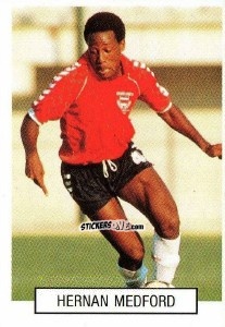 Sticker Hernan Medford - Italia 1990. Goal Master n. 206 - Euroflash