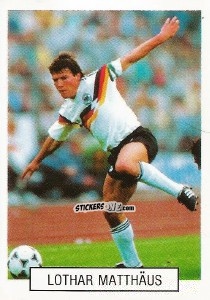 Sticker Lothar Matthaus - Italia 1990. Goal Master n. 223 - Euroflash