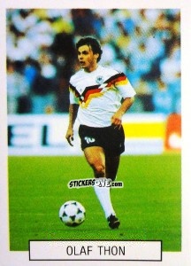 Sticker Olaf Thon - Italia 1990. Goal Master n. 224 - Euroflash