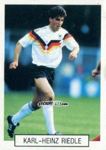 Sticker Karl-Heinz Riedle - Italia 1990. Goal Master n. 228 - Euroflash