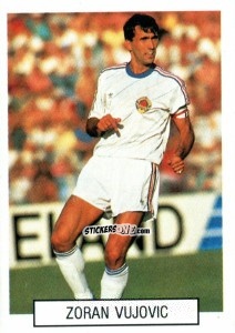 Sticker Zoran Vujovic - Italia 1990. Goal Master n. 235 - Euroflash