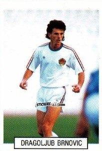 Sticker Dragoljub Brnovic - Italia 1990. Goal Master n. 236 - Euroflash