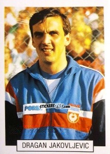 Sticker Dragan Jacovljevic - Italia 1990. Goal Master n. 246 - Euroflash