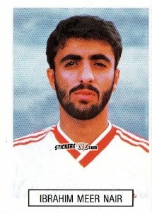 Sticker Ibrahim Meer Nair - Italia 1990. Goal Master n. 269 - Euroflash