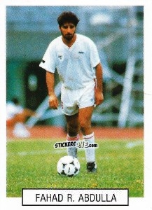 Sticker Fahad R. Abdulla - Italia 1990. Goal Master n. 271 - Euroflash